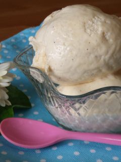 Una foto de Helado básico de vainilla Bourbon
