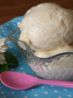 Una foto de Helado básico de vainilla Bourbon