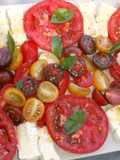 Tomatada con queso francés