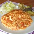 Frittata de tomate y queso