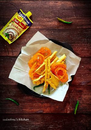 A picture of Gujarati Faafda recipe.