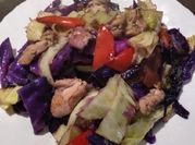 A picture of cabbage oyster sauce
