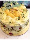 Eggless Rasmalai cake