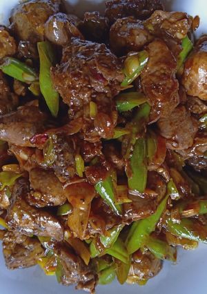 Foto resep Hati ayam saos tiram pedas