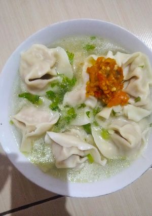 Foto resep Pangsit kuah ayam udang seger dan gurih