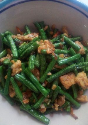 Foto resep Tumis Kacang Panjang Tempe