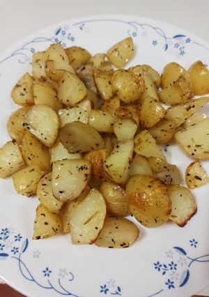 烤焗角切薯 的食譜成品照片