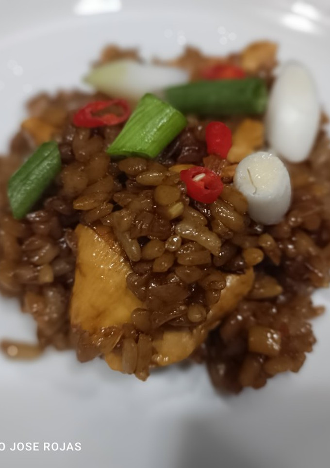 Una foto de Arroz y pollo 🐓