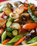 Verduras salteados