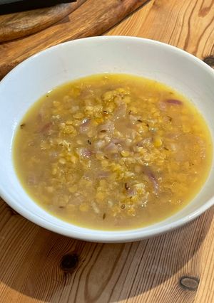 A picture of Spring Cleaning Spiced Lentil Soup.