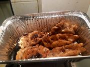 Una foto de gyoza de pollo