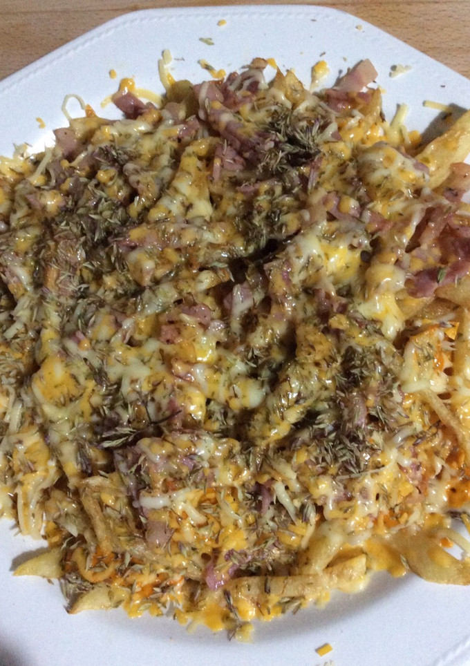 Una foto de Patatas con queso
