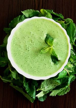 A picture of Mint Curd Chutney.