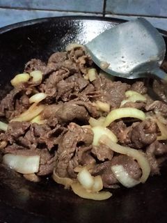 Foto resep Slice beef teriyaki praktis