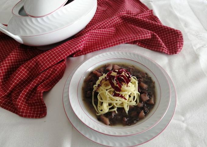 Zuppa di radicchio e patate