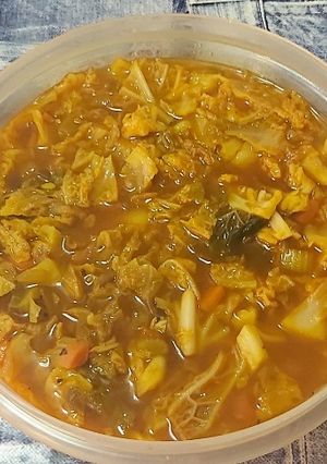 Una foto de Sopa de repollo