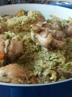 Una foto de Arroz con pollo