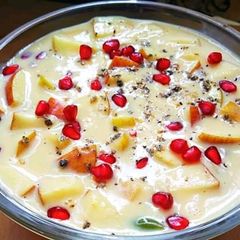 A picture of Fruit custard.