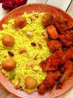 নিরামিষ মোতি পোলাও(niramish moti pulao recipe in Bengali) রেসিপির প্রধান ছবি