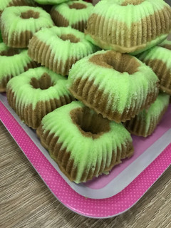 Foto resep Bolu Kukus Pandan Cokelat