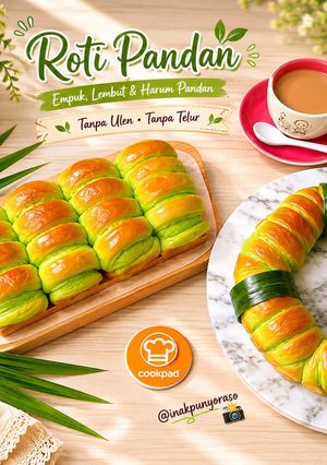 Bund Roti Resep Roti Pandan Empuk Tanpa Ulen Tanpa Telur oleh Oktaviani (Bund ...
