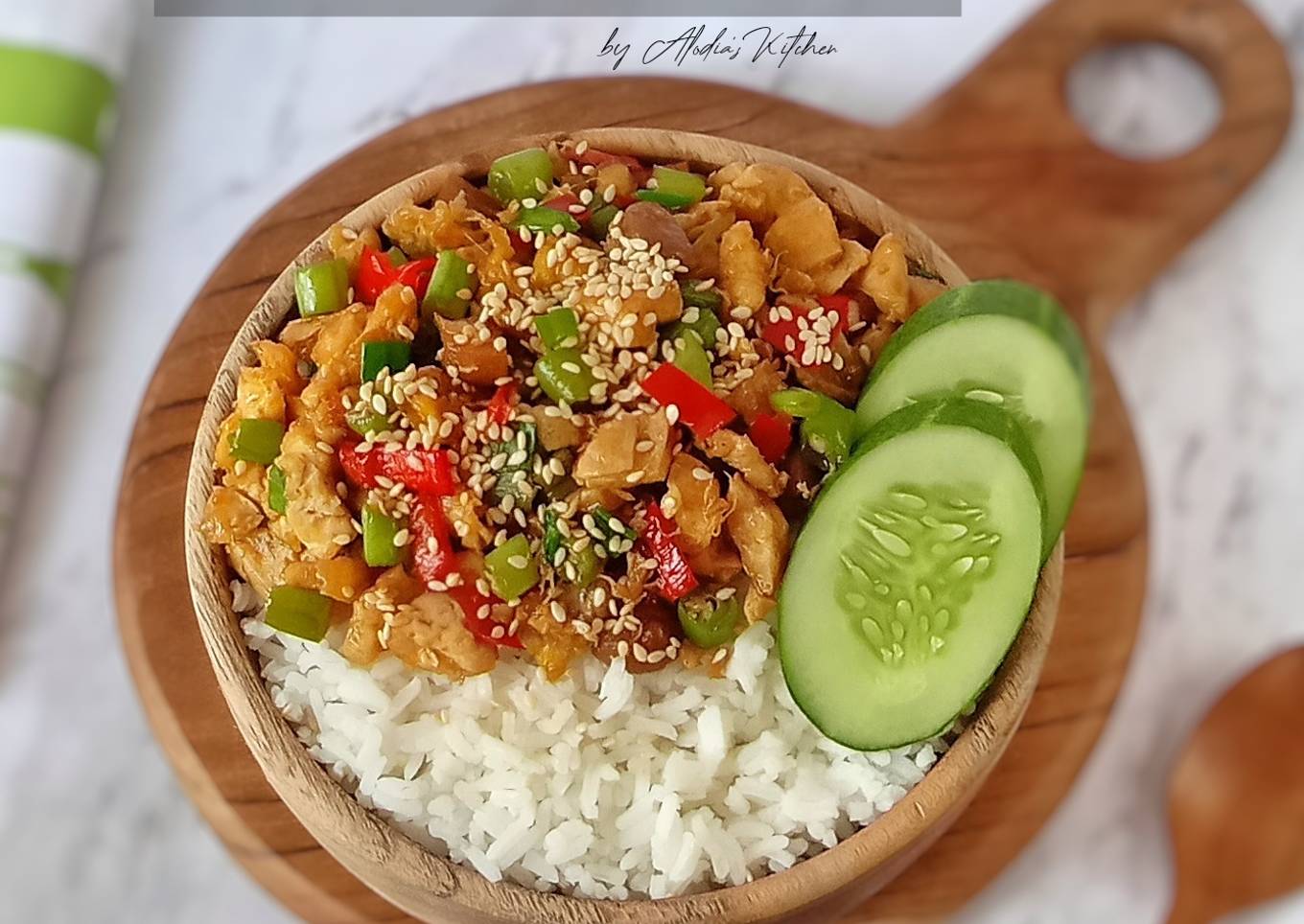 Rice Bowl Tahu Telur