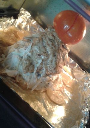 A picture of Oven-Baked Chicken Shawarma Skewers.