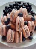Otelló szőlős ganache macaronba