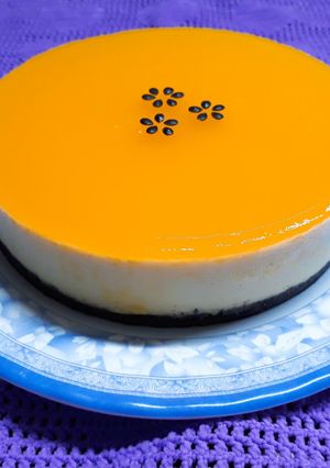 Hình của món Bánh cheese cake chanh dây.