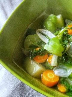 Foto resep Sayur Bening Bayam Wortel dan Labu Siam
