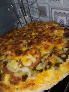 عکسی از دستور پیتزا یهویی🍕🤤