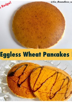 A picture of Whole Wheat Pancakes (Eggless).