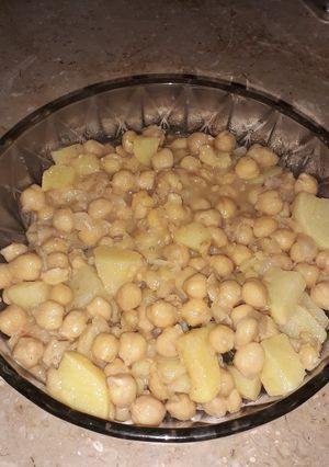A picture of Chana Chaat.
