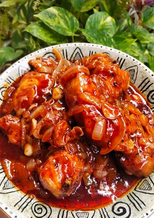 Foto resep Ayam Goreng saos lada hitam