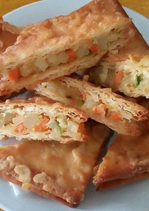 Foto resep Gabin sayur (crackers isi sayur)