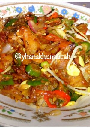 Foto resep Oseng-Oseng Ikan Asin Saus Tiram