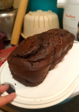 Une photo de Gâteau au chocolat 🍫 et cerises