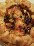 Sun-dried tomato, scamorza and aubergine pie