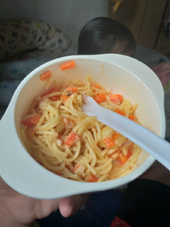 Foto resep Spaghetti tumis udang mpasi 1+