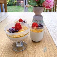 A picture of Fruit panna cotta.