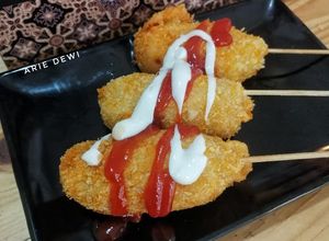 Foto resep Corndog memakai Keju Quick Melt (tanpa ragi tanpa telur)