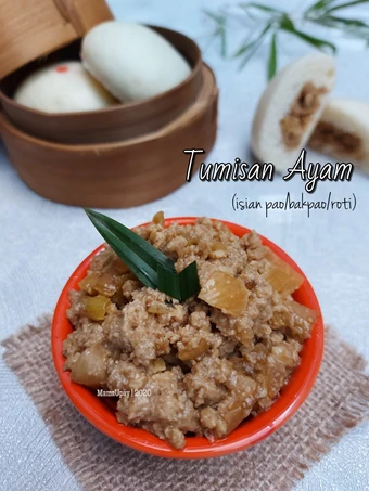 Cara Mudah Membuat Resep Tumisan ayam (isian pao/bakpao/roti) yang Lezat Anti Ribet, Mantap