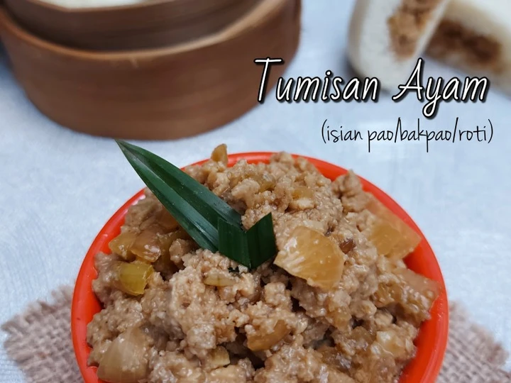 Cara Mudah Membuat Resep Tumisan ayam (isian pao/bakpao/roti) yang Lezat Anti Ribet, Mantap