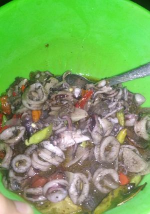 Foto resep Cumi tinta hitam