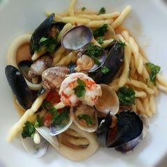 A picture of Strozzapreti ai frutti di mare.