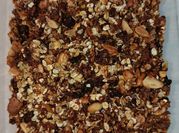 Una foto de avena proteina cacao