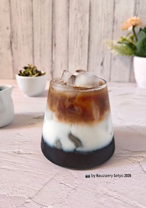 Foto resep Es Kopi Susu Bunga Telang