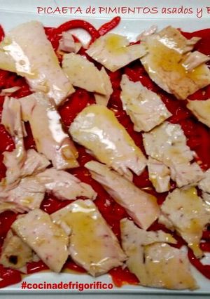 Foto principal de Picaeta de Pimientos asados con Bonito en escabeche