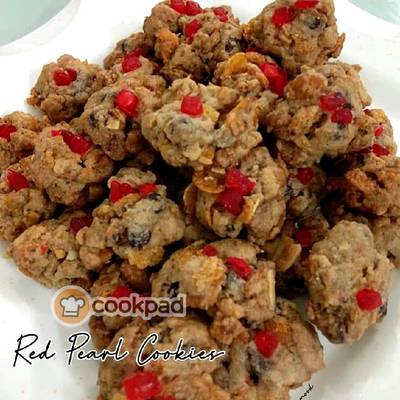 Red pearl cookies