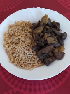 Almás csirkemáj recept fotója
